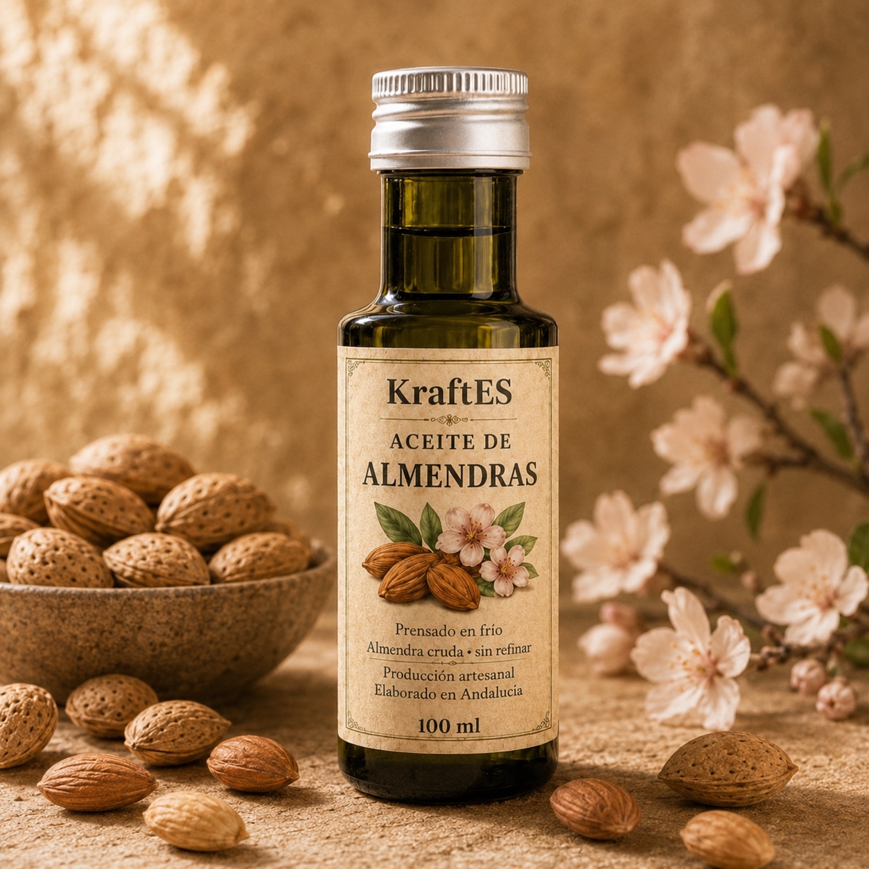Aceite alimentario de almendras 100 ml